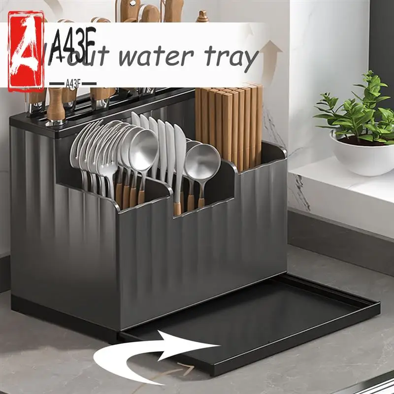 A43F-Wall Mounted Kitchen Utensil Storage Rack Large Capacity Chopstick Storage Rack
A43F-Wall Mounted Kitchen Utensil Storage Rack Large Capacity Chopstick Storage Rack