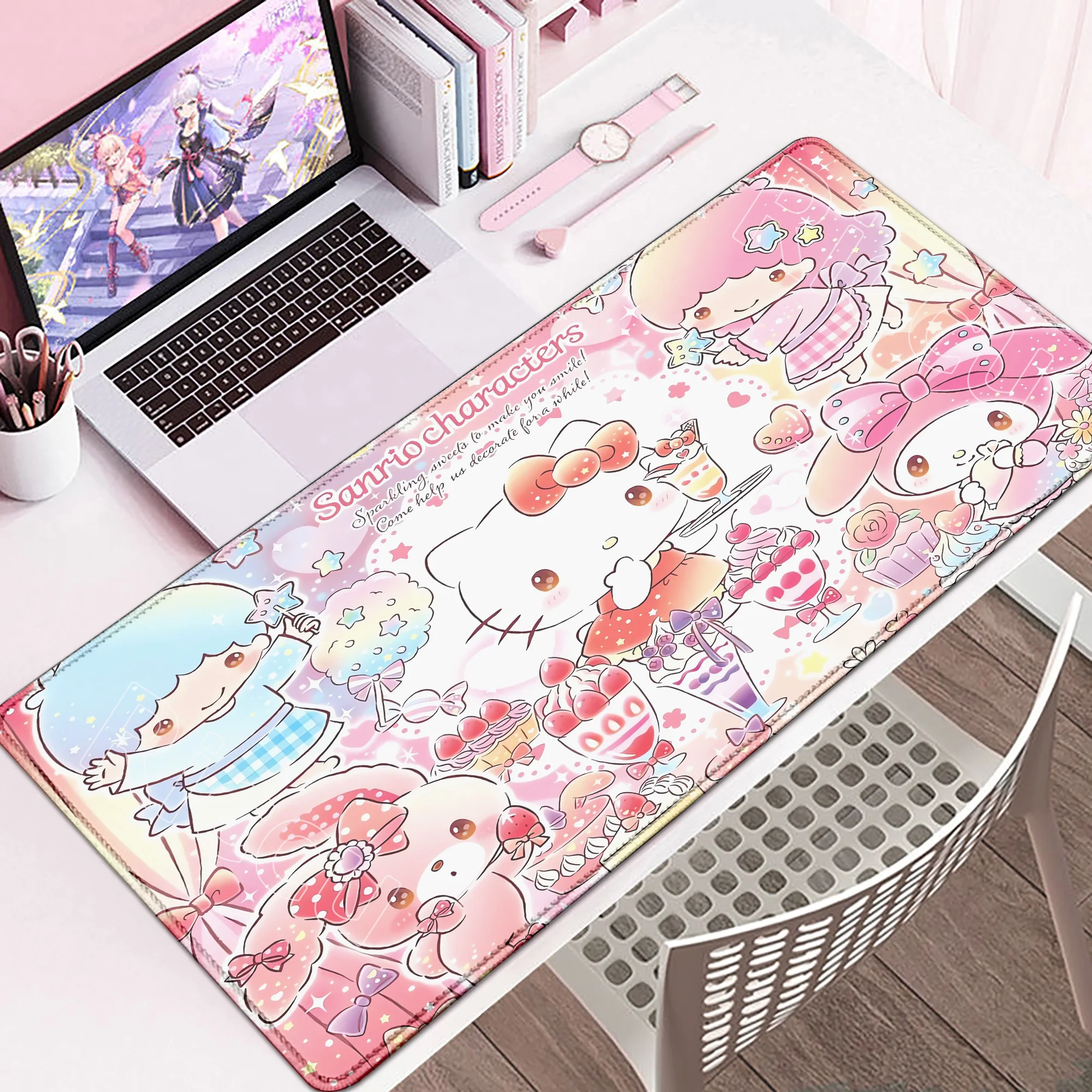 Cute HelloKitty My Melody Kuromi Gaming Mouse Pad HD Large Mousepad for PC Gamer Desktop Decoration Office Mouse Mat Deskmat Rug
Cute HelloKitty My Melody Kuromi Gaming Mouse Pad HD Large Mousepad for PC Gamer Desktop Decoration Office Mouse Mat Deskmat Rug