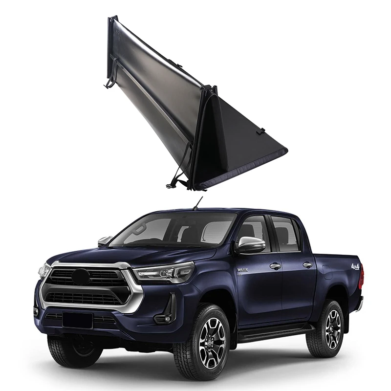 Hot Sale Car Accessories Soft Vinyl Tri-Fold Tonneau Cover Roller Lid Truck Bed Covers for Toyota Hilux
Hot Sale Car Accessories Soft Vinyl Tri-Fold Tonneau Cover Roller Lid Truck Bed Covers for Toyota Hilux