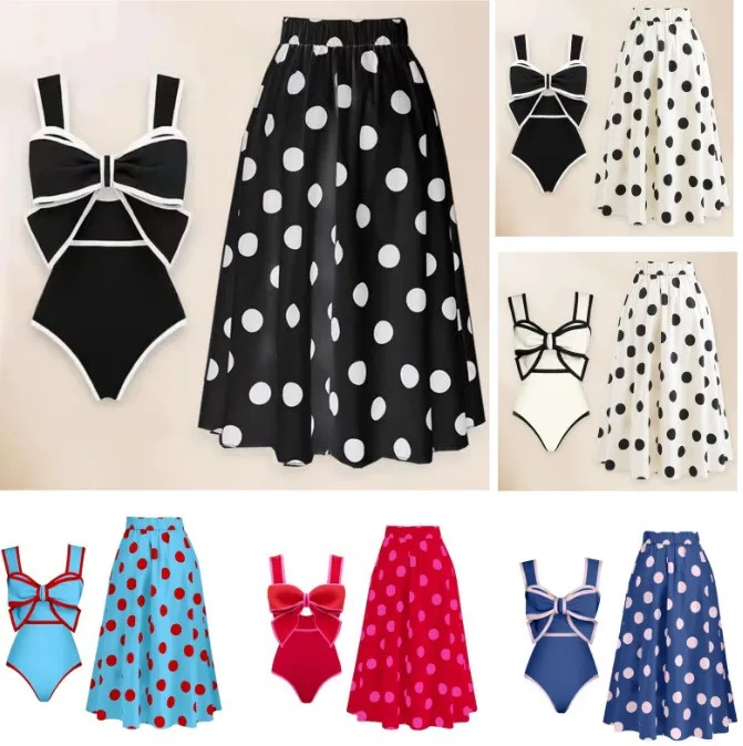 Black And White Bikini Polka Dot Sleeveless High Waist Bikinis Contrast Trim Two Piece Swimsuit Elastic Waist Swim Bikini
Black And White Bikini Polka Dot Sleeveless High Waist Bikinis Contrast Trim Two Piece Swimsuit Elastic Waist Swim Bikini