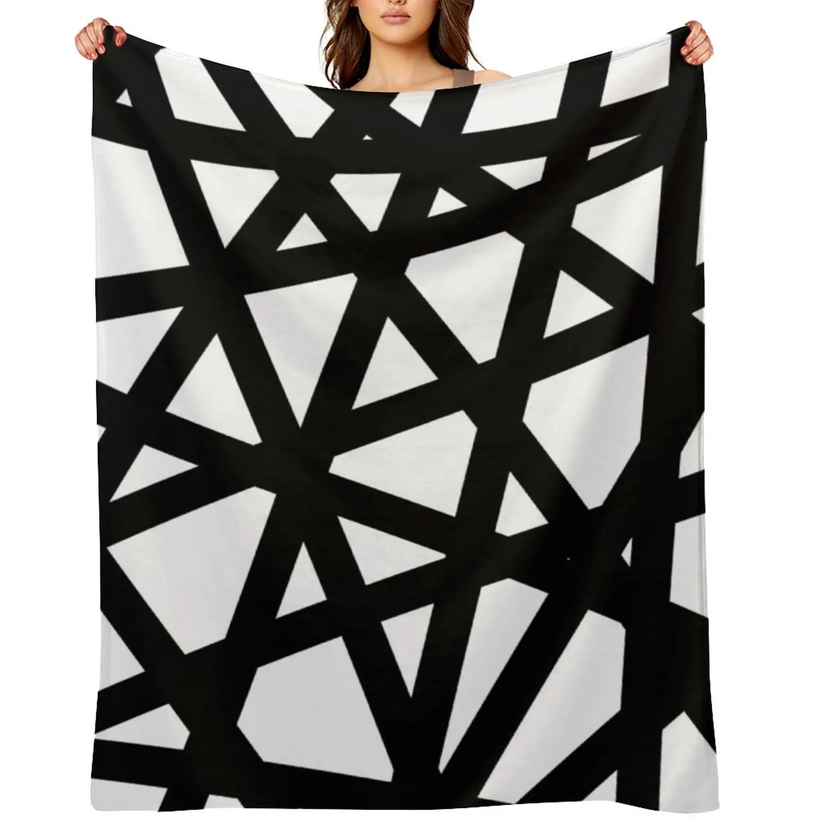Black and White Geometric Throw Blanket Custom Summer Sleeping Bag Luxury Blankets
Black and White Geometric Throw Blanket Custom Summer Sleeping Bag Luxury Blankets
