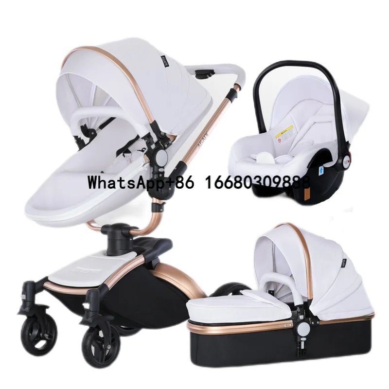JXB Luxury Foldable Travel System Two-way Implementation Baby Stroller 3 in 1 With Car Seat
JXB Luxury Foldable Travel System Two-way Implementation Baby Stroller 3 in 1 With Car Seat