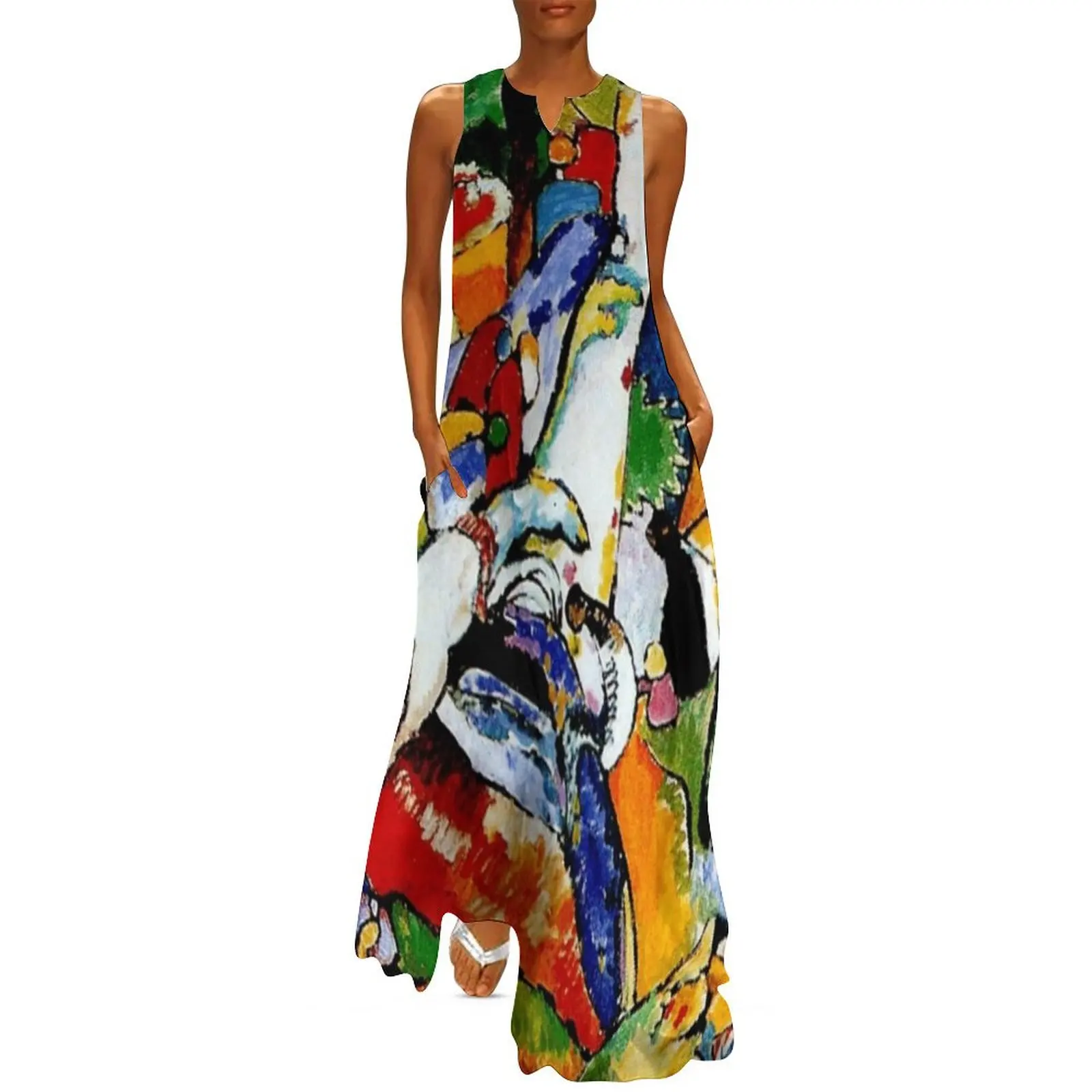 Wassily Kandinsky Sketch for “Composition II”- Study to "Composition II" Long Dress Women's dresses dress korean style dress
Wassily Kandinsky Sketch for “Composition II”- Study to "Composition II" Long Dress Women's dresses dress korean style dress