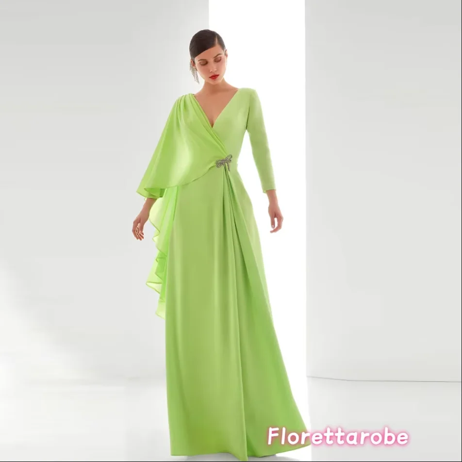 Florettarobe Attractive V Neck Evening Dress Pleated Formal Prom Groom Dress Robe De Soiree Femme Customized 2026
Florettarobe Attractive V Neck Evening Dress Pleated Formal Prom Groom Dress Robe De Soiree Femme Customized 2026