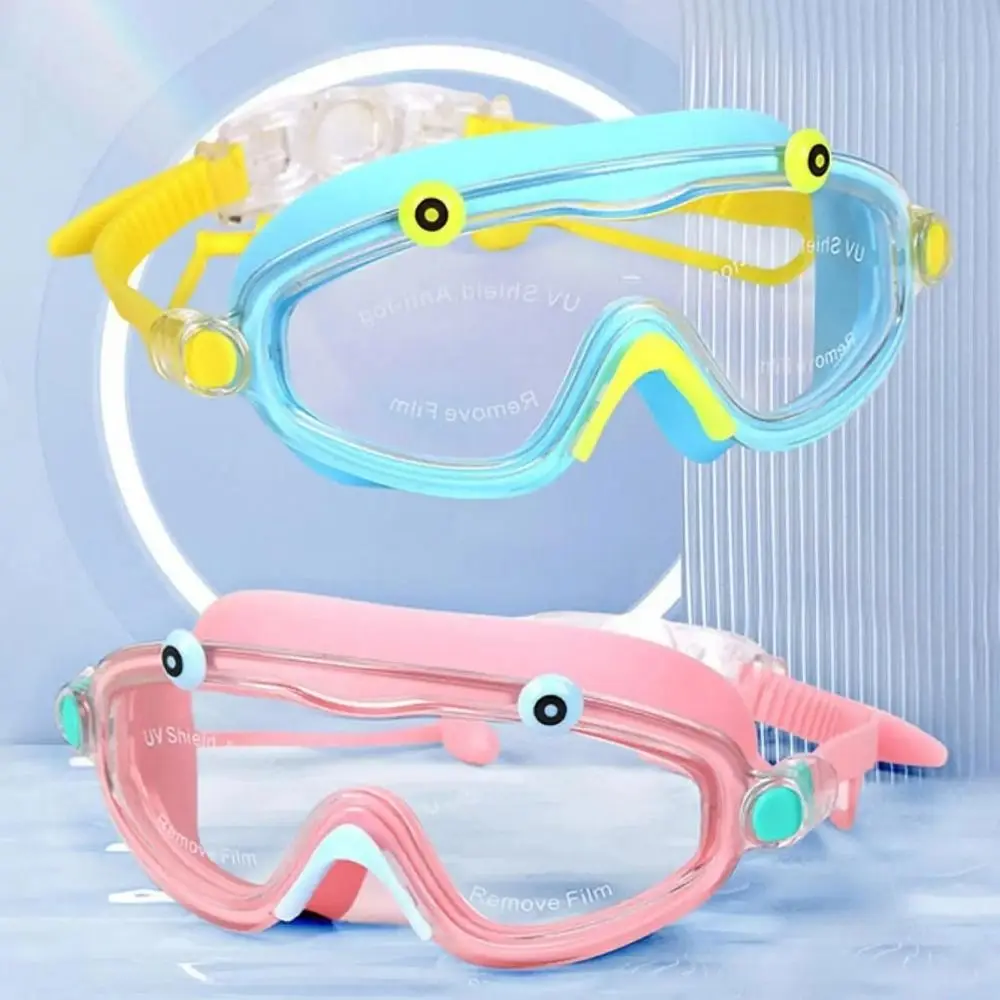 Waterproof Big Frame Swim Goggles Soft Silicone with Earplugs Children Swim Glasses HD Vision Anti Fog Swimming Eyewear for Kids
Waterproof Big Frame Swim Goggles Soft Silicone with Earplugs Children Swim Glasses HD Vision Anti Fog Swimming Eyewear for Kids
