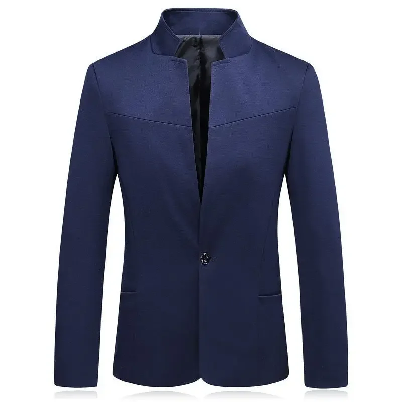 2023 Spring and Autumn Wear Men's Casual Standing Collar Suit Men's Solid Large Coat Men's Small Suit Zhongshan Suit
2023 Spring and Autumn Wear Men's Casual Standing Collar Suit Men's Solid Large Coat Men's Small Suit Zhongshan Suit