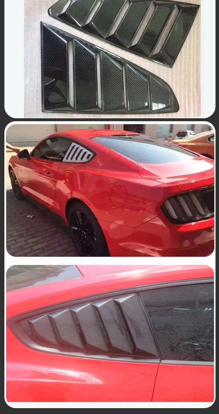 Suitable for Ford, Mustang, Carbon Fiber Rear Window Shutters, Rear Spoiler Between 2014-2022
Suitable for Ford, Mustang, Carbon Fiber Rear Window Shutters, Rear Spoiler Between 2014-2022