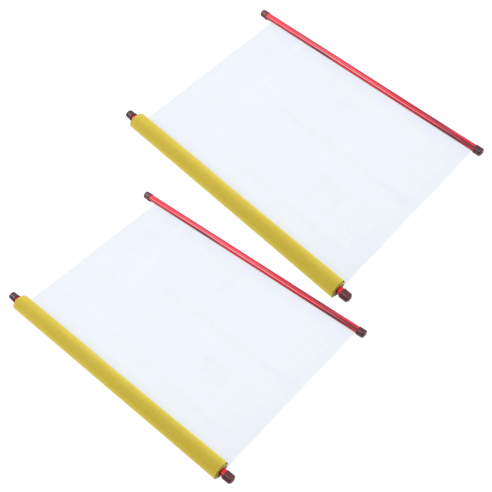 2 Pcs Calligraphy Paper Reel Practice Scrolls Blank Hanging Supplies Handwriting White Chinese Water
2 Pcs Calligraphy Paper Reel Practice Scrolls Blank Hanging Supplies Handwriting White Chinese Water