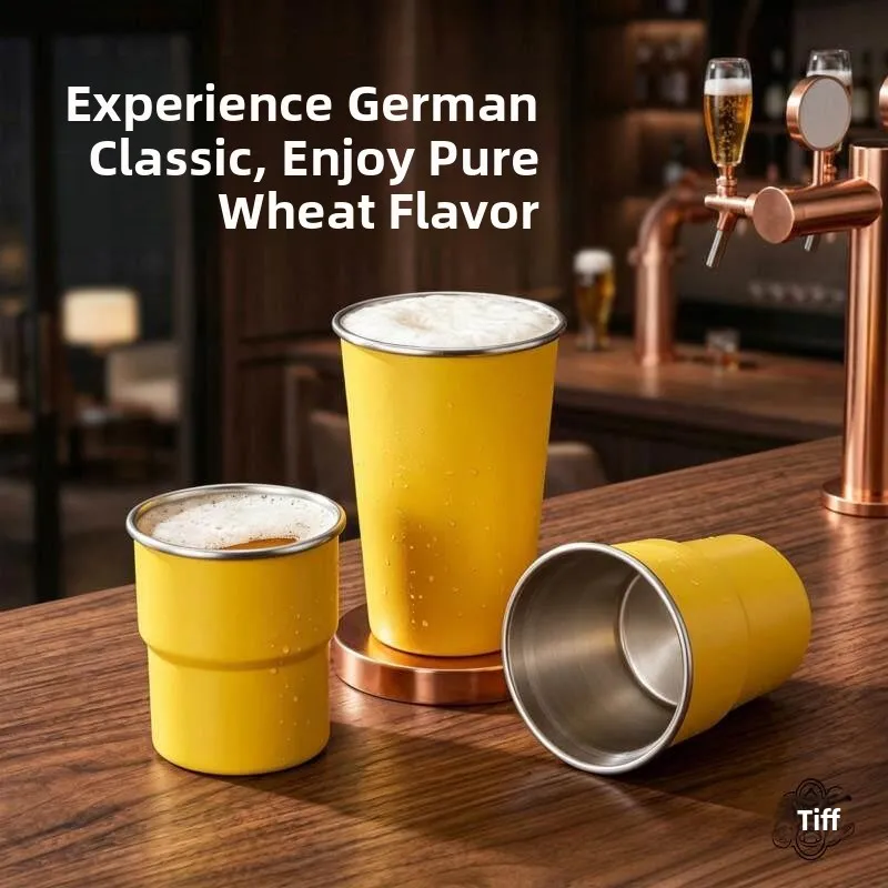 Stainless Steel Beer Cup Portable Single Layer Rolled for Cold Drinks And Coffee Simple Design Home Use Craft Brewing
Stainless Steel Beer Cup Portable Single Layer Rolled for Cold Drinks And Coffee Simple Design Home Use Craft Brewing