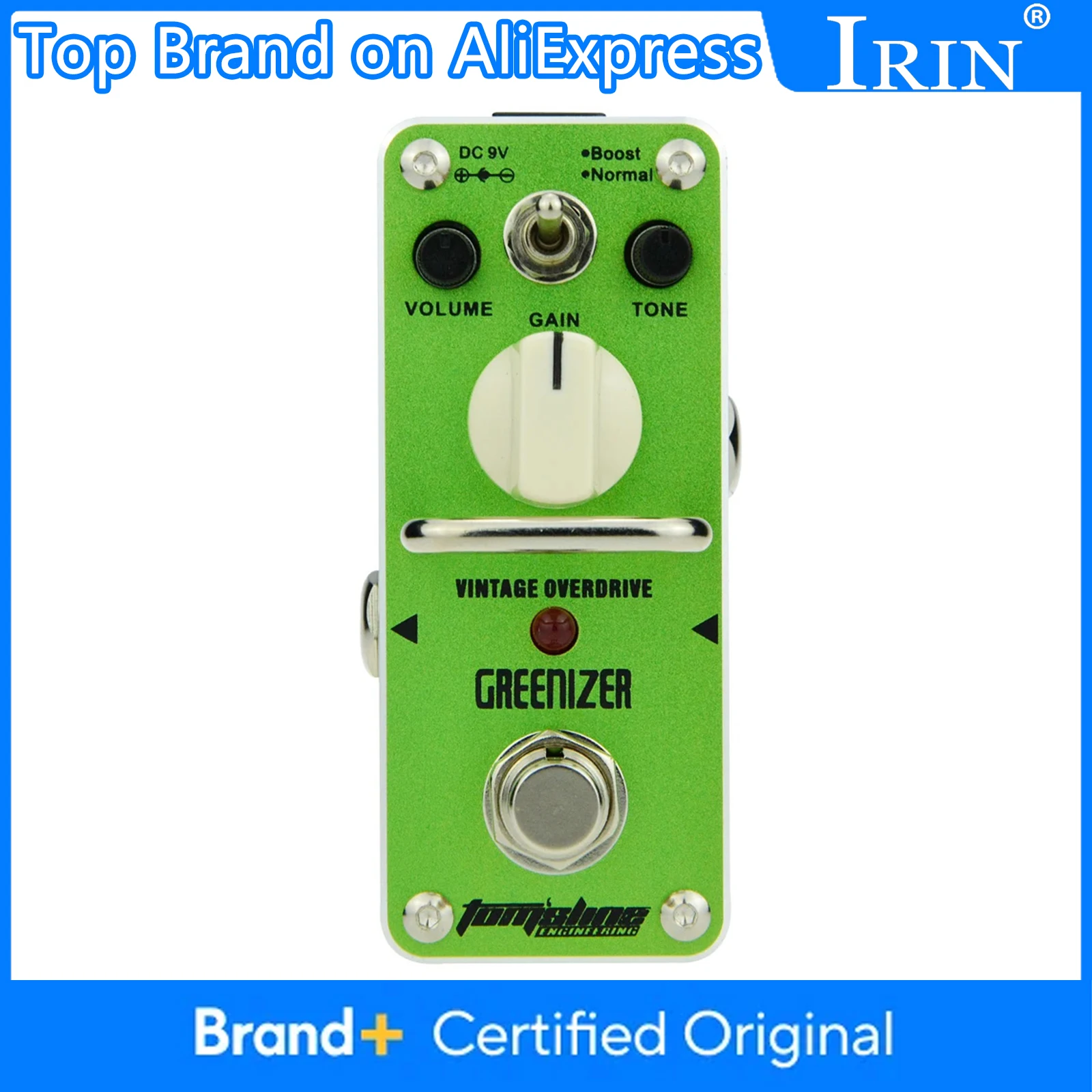 Aroma AGR-3 GREENIZER винтажная педаль для электрогитары Overdrive, мини-аналоговая педаль эффектов True Bypass, детали и аксессуары для гитары
Aroma AGR-3 GREENIZER винтажная педаль для электрогитары Overdrive, мини-аналоговая педаль эффектов True Bypass, детали и аксессуары для гитары