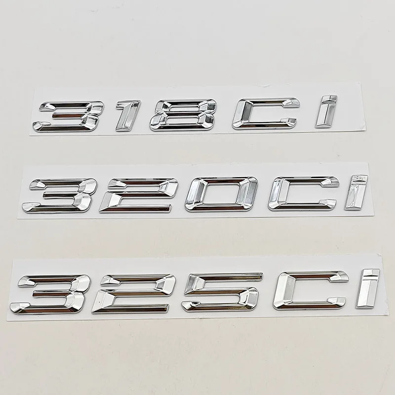 3D ABS Car Letters Logo 318Ci 320Ci 325Ci Rear Trunk Badge Sticker For BMW 318Ci 320Ci 325Ci E46 Auto Tail Marking Accessories
3D ABS Car Letters Logo 318Ci 320Ci 325Ci Rear Trunk Badge Sticker For BMW 318Ci 320Ci 325Ci E46 Auto Tail Marking Accessories