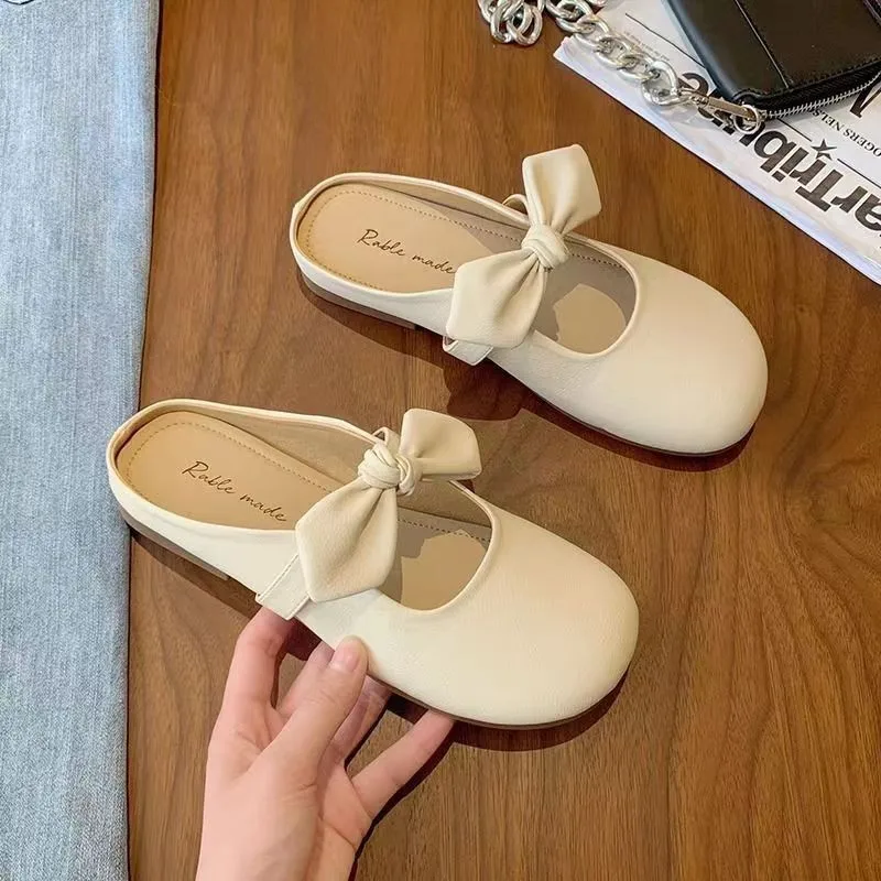 2024 Women's New Summer Fashion Bow Flat Toe Slippers Shallow Mouth Casual Slippers
2024 Women's New Summer Fashion Bow Flat Toe Slippers Shallow Mouth Casual Slippers