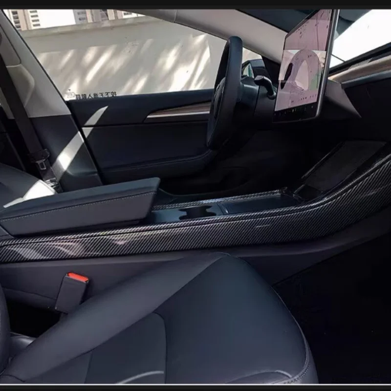 ABS carbon Inner Gear Shift Panel Frame Cover Trim Interior Car Styling Sticker Cover LHD For Tesla Model -Y 2021-2024
ABS carbon Inner Gear Shift Panel Frame Cover Trim Interior Car Styling Sticker Cover LHD For Tesla Model -Y 2021-2024