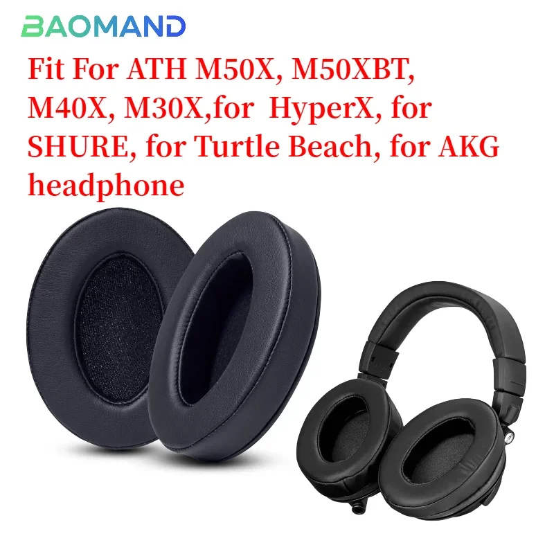 For ATH M50X, M50XBT, M40X, M30X,for HyperX, for SHURE Ear Cover Protective Cover Headset Replacement .
For ATH M50X, M50XBT, M40X, M30X,for HyperX, for SHURE Ear Cover Protective Cover Headset Replacement .