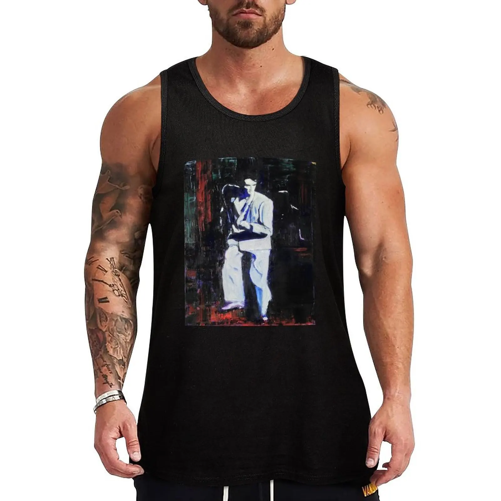 Portrait of David Byrne, Talking Heads - Stop Making Sense! Tank Top Performance Athletic Tank Top Workout Running Shirt
Portrait of David Byrne, Talking Heads - Stop Making Sense! Tank Top Performance Athletic Tank Top Workout Running Shirt