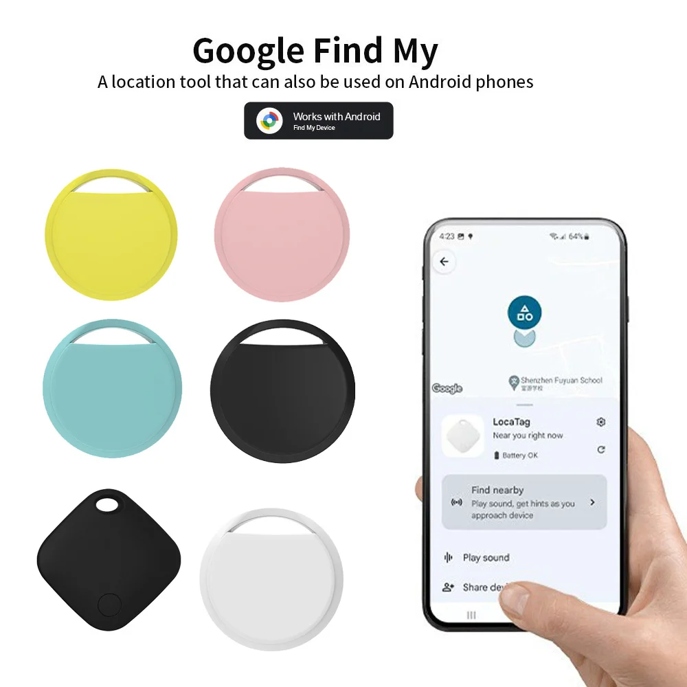 Новая метка трекера JoniSerl 2025 для Android Air Tracker для работы с приложением Google Find My Device, Bluetooth Tracker Tag Key Finder
Новая метка трекера JoniSerl 2025 для Android Air Tracker для работы с приложением Google Find My Device, Bluetooth Tracker Tag Key Finder