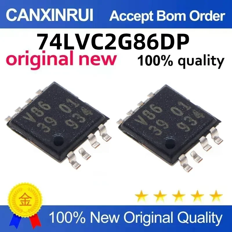 (5-100 pieces) Brand new original 74LVC2G86DP silk screen V86
(5-100 pieces) Brand new original 74LVC2G86DP silk screen V86