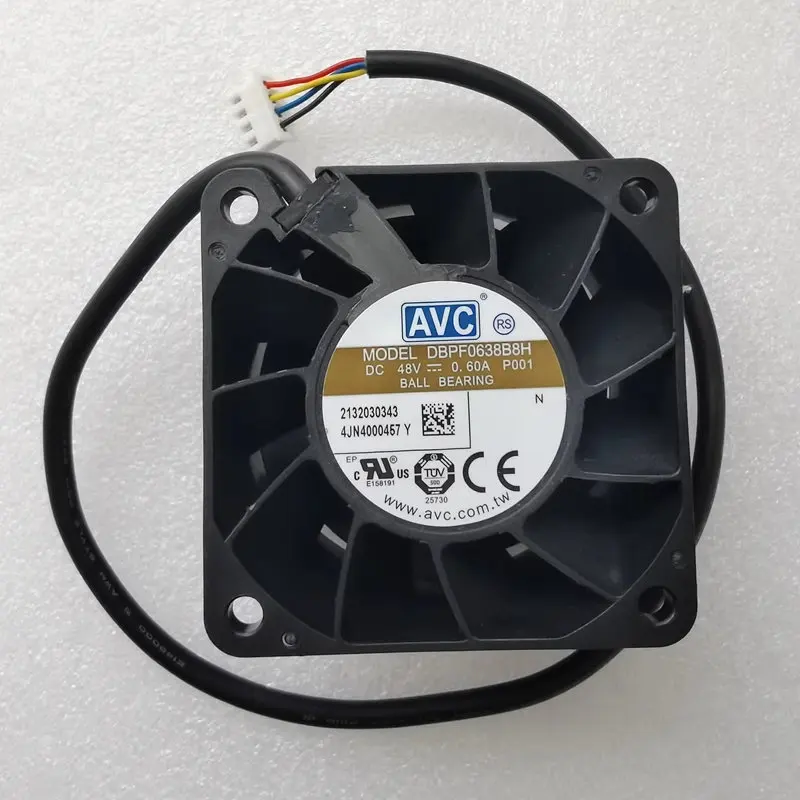 New Original Waterproof rating IP68 Cooling Fan DBPF0638B8H 48V 0.60A 60x60x38 MM 6cm
New Original Waterproof rating IP68 Cooling Fan DBPF0638B8H 48V 0.60A 60x60x38 MM 6cm