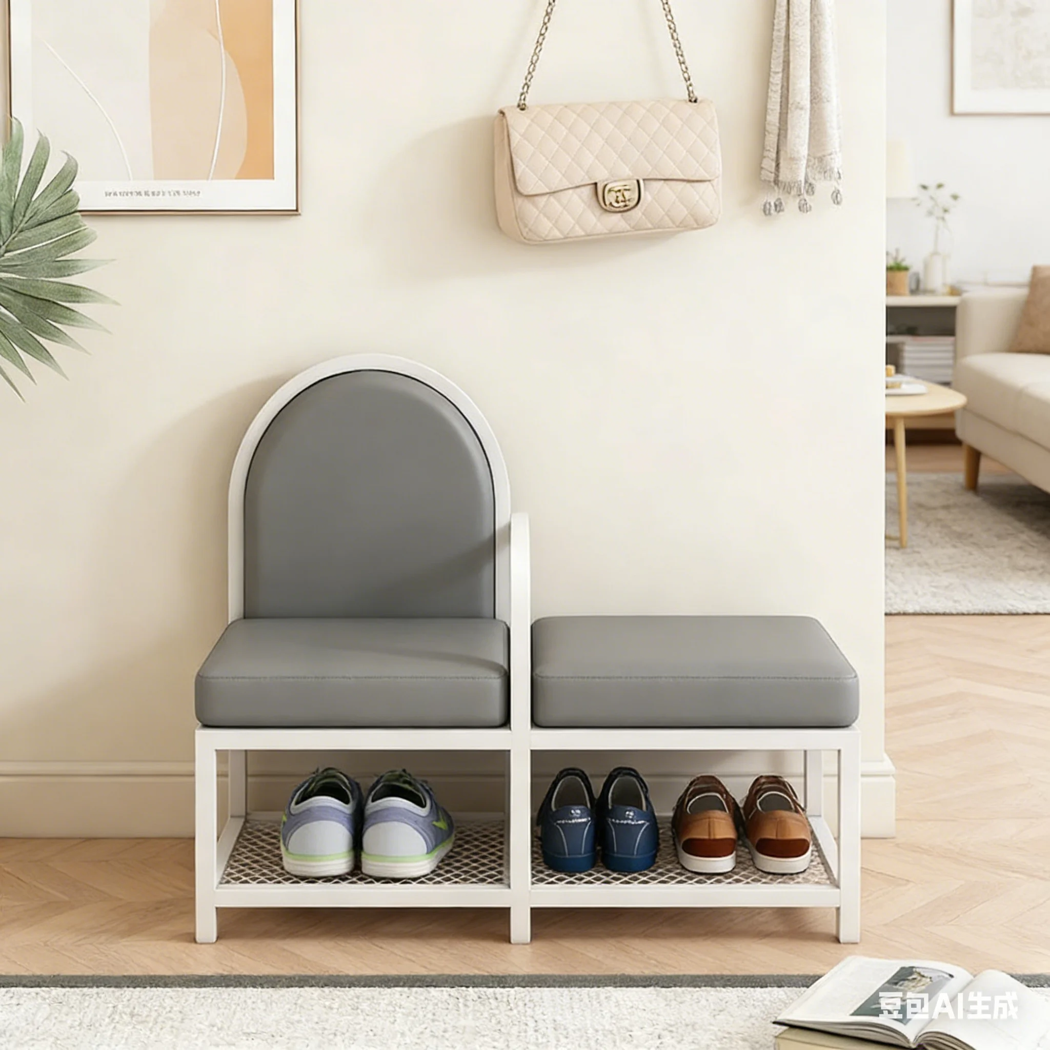 AOLIVIYA Shoe Changing Bench Simple Entryway Shoe Rack With Seat Cushioned Shoe Stool Entrance Storage Organizer Light Luxury B3
AOLIVIYA Shoe Changing Bench Simple Entryway Shoe Rack With Seat Cushioned Shoe Stool Entrance Storage Organizer Light Luxury B3