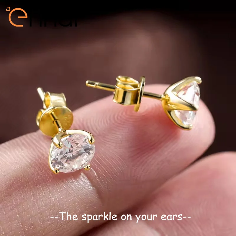 Ehhai 0.3-2ct Round Cut Moissanite Sparkling Classic Piercing Stud Earrings for Women Men Fine Jewelry Gifts Aretes Certificated
Ehhai 0.3-2ct Round Cut Moissanite Sparkling Classic Piercing Stud Earrings for Women Men Fine Jewelry Gifts Aretes Certificated
