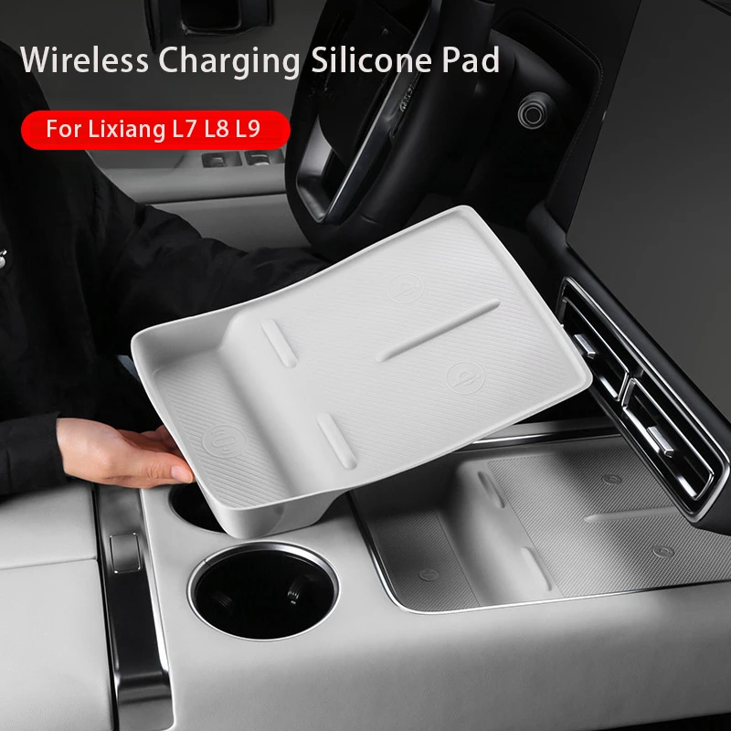 For Leading Ideal LI LiXiang L7 L8 L9 2022 2023 Car Central Control Wireless Silicone Padding Holder Storage Box Anti Slip Pad
For Leading Ideal LI LiXiang L7 L8 L9 2022 2023 Car Central Control Wireless Silicone Padding Holder Storage Box Anti Slip Pad
