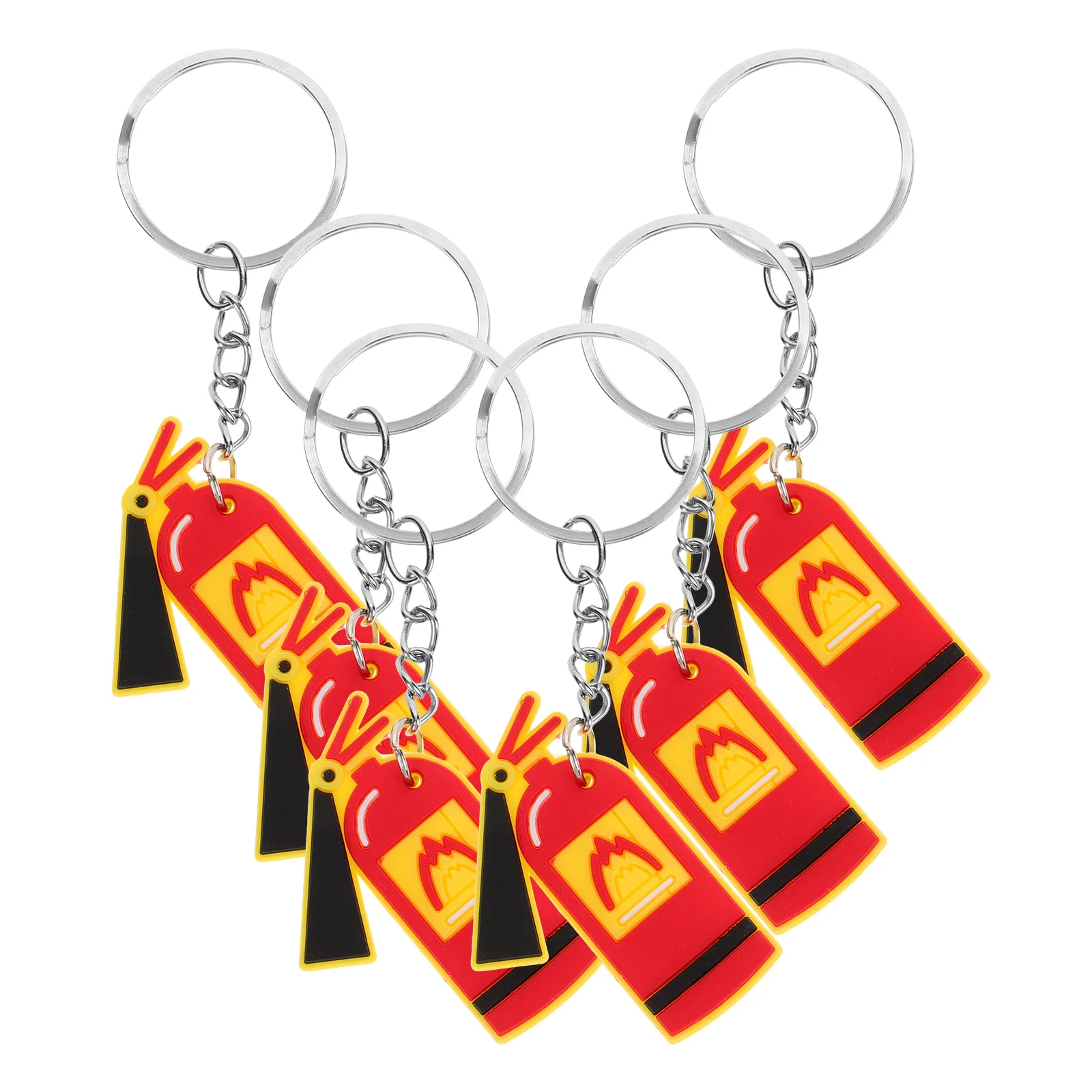 6pcs Fire Extinguisher Keychain Soft PVC Cartoon Decor Bag Pendant Key Rings Father Gift firefighter party supplies birthday
6pcs Fire Extinguisher Keychain Soft PVC Cartoon Decor Bag Pendant Key Rings Father Gift firefighter party supplies birthday