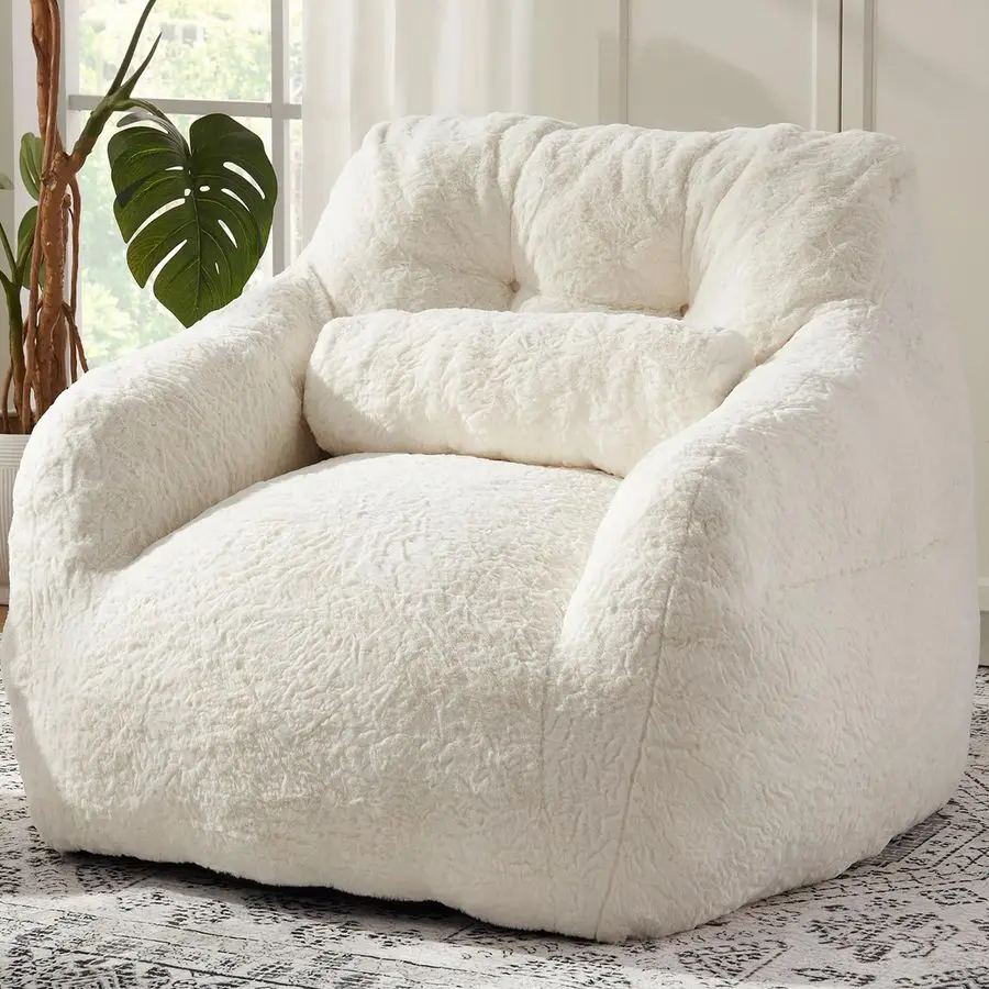 Bean Bag Chair for Adults with Pillow,Oversized Bean Bag Couch for Adults and Kids,Giant Lazy Couch Sofa Chairs with Filler,Lar
Bean Bag Chair for Adults with Pillow,Oversized Bean Bag Couch for Adults and Kids,Giant Lazy Couch Sofa Chairs with Filler,Lar