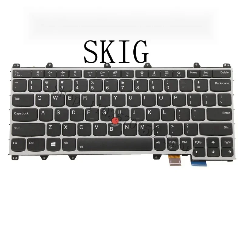 KK. Keyboard For Lenovo For ThinkPad X380 Yoga English US 01HW655 SN20P38757 01HX100 SN20P38796 With Silver Frame Backlit New
KK. Keyboard For Lenovo For ThinkPad X380 Yoga English US 01HW655 SN20P38757 01HX100 SN20P38796 With Silver Frame Backlit New