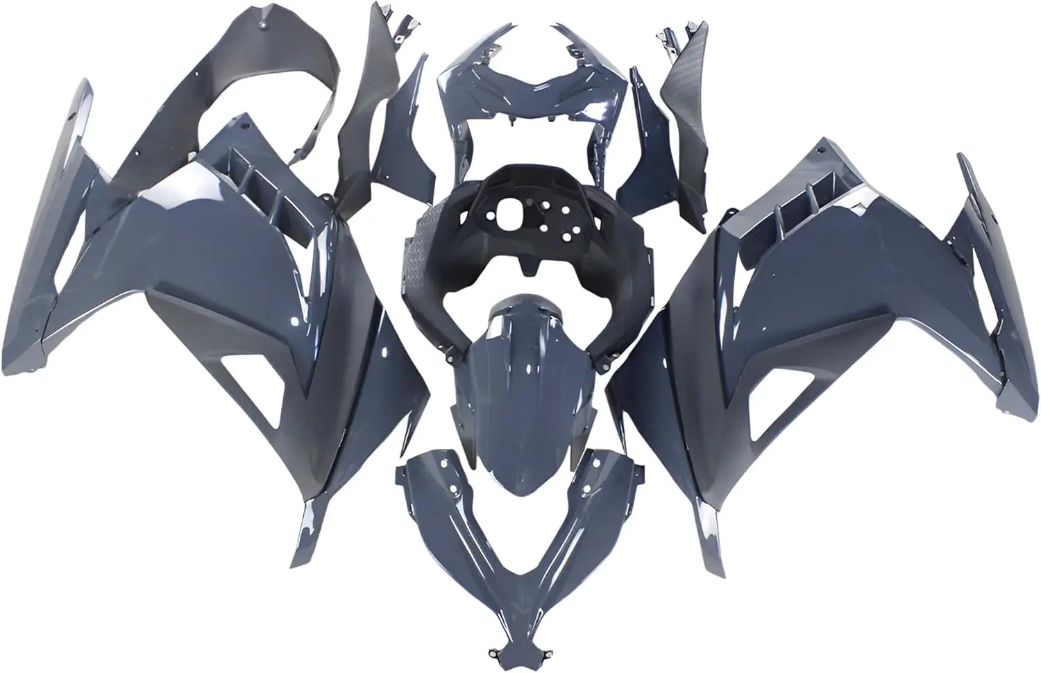 ABS Plastic Cement Grey Injection Fairing Kit Fit For Kawasaki EX300R Ninja 300 2013 2014 2015 2016 2017 Motorcycle Fairings Bod
ABS Plastic Cement Grey Injection Fairing Kit Fit For Kawasaki EX300R Ninja 300 2013 2014 2015 2016 2017 Motorcycle Fairings Bod