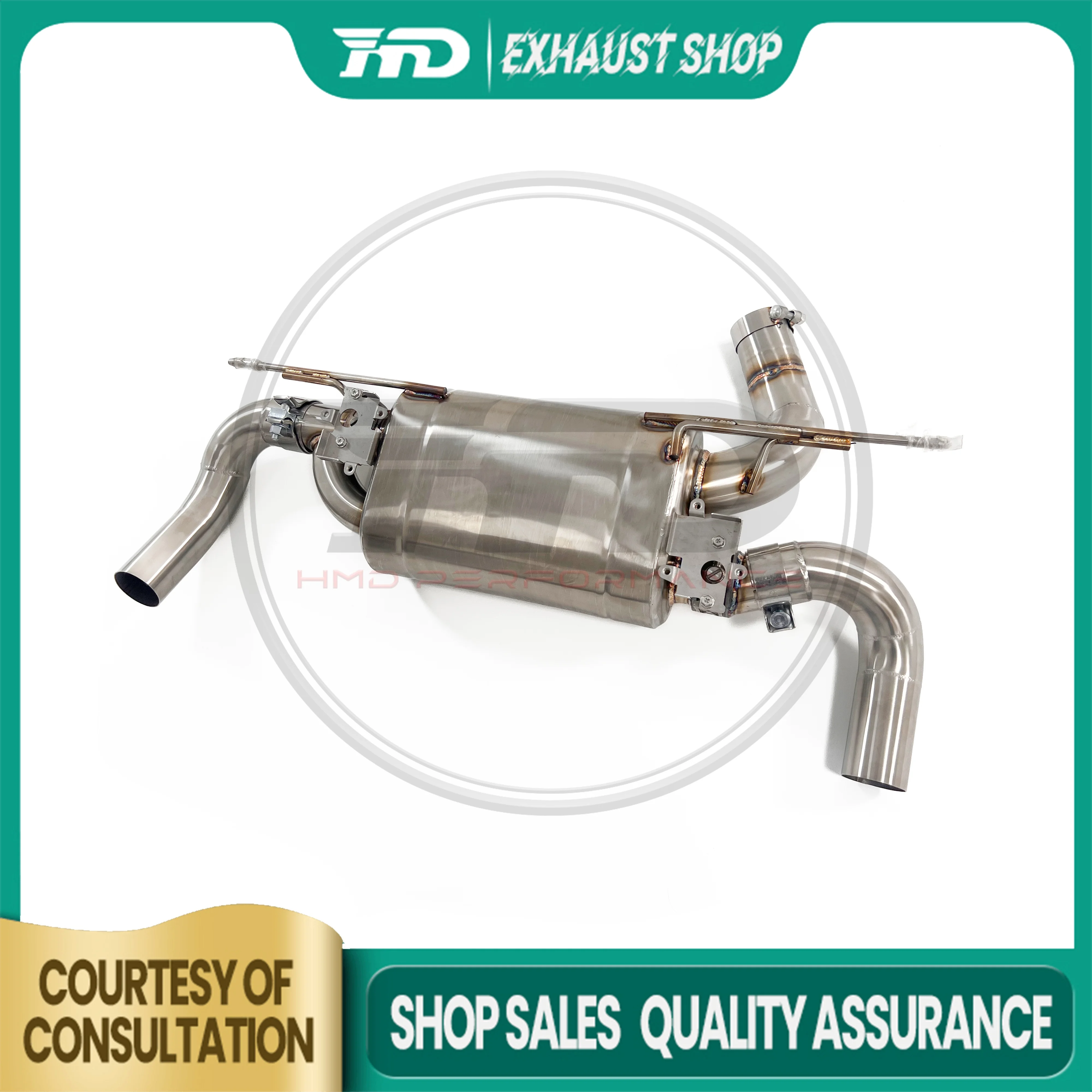 Customizable Catback For BMW 420I Stainless Steel OEM Valve Muffler Exhaust System Non-destructive Installation HMD
Customizable Catback For BMW 420I Stainless Steel OEM Valve Muffler Exhaust System Non-destructive Installation HMD 