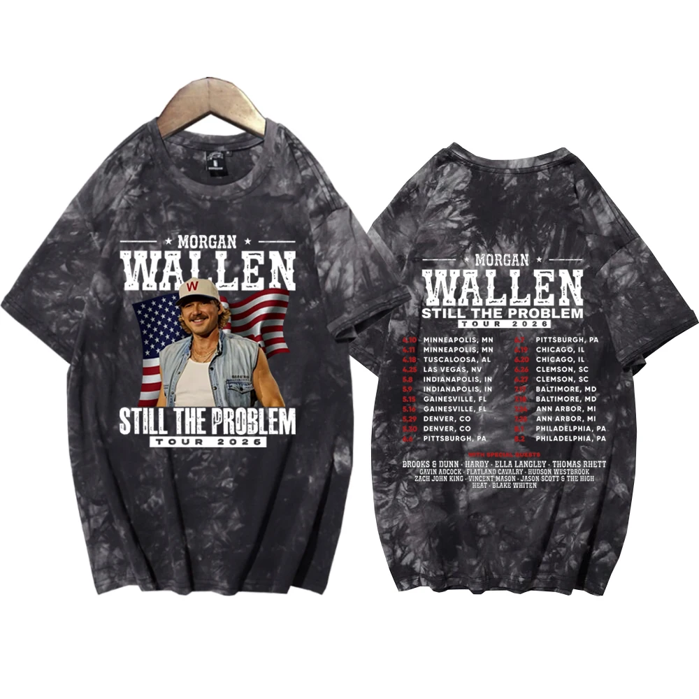 Wallen Still The Problem Tour 2026 Tie Dye T-shirt Man Woman Harajuku O-neck Casual Shirt Tops
Wallen Still The Problem Tour 2026 Tie Dye T-shirt Man Woman Harajuku O-neck Casual Shirt Tops