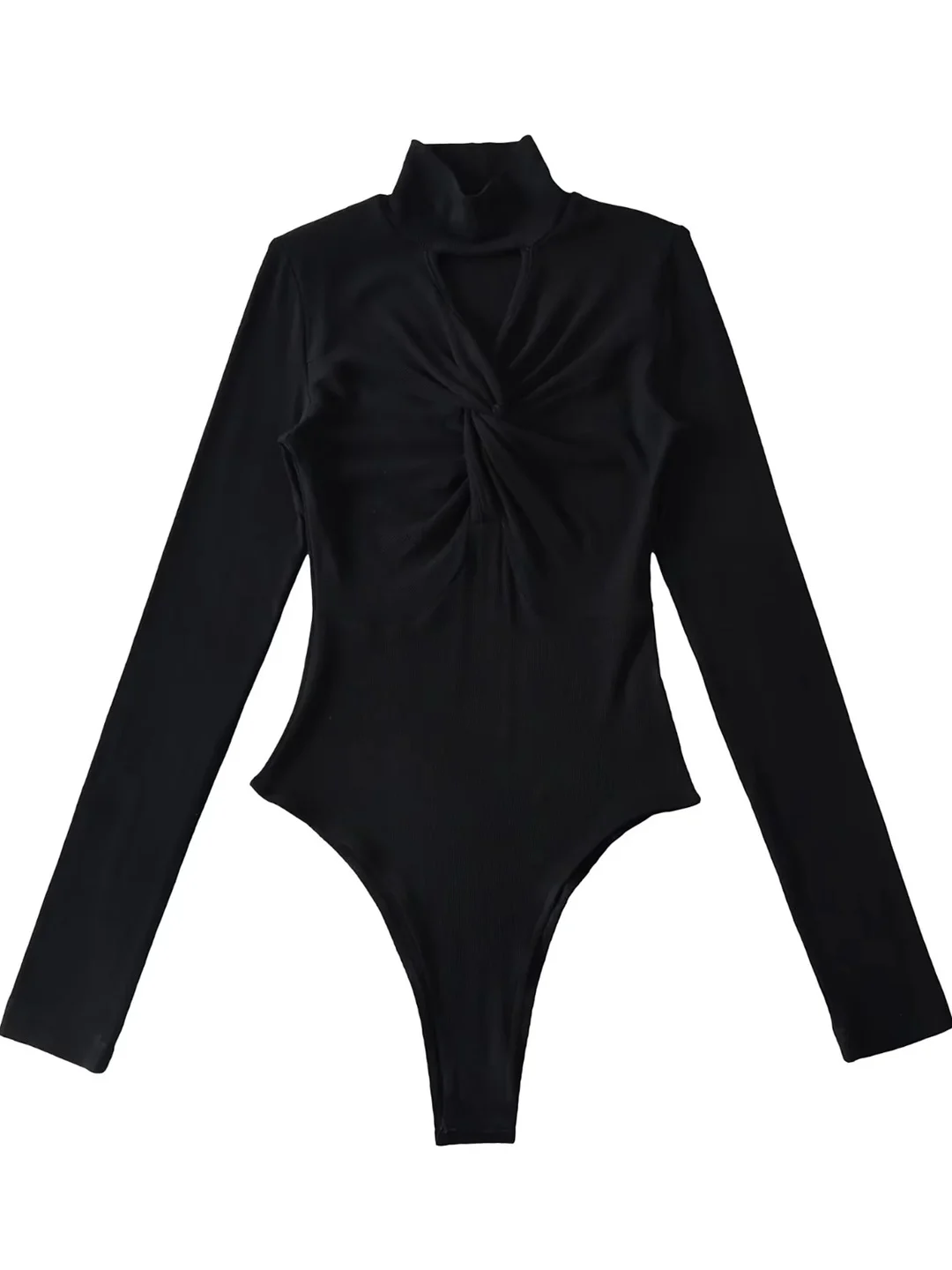 Sexy Fce Lined Long Sve Onesie for Women High Collar Knot Hollow out Tight Base irt with Crotch Winter Street Sle
Sexy Fce Lined Long Sve Onesie for Women High Collar Knot Hollow out Tight Base irt with Crotch Winter Street Sle