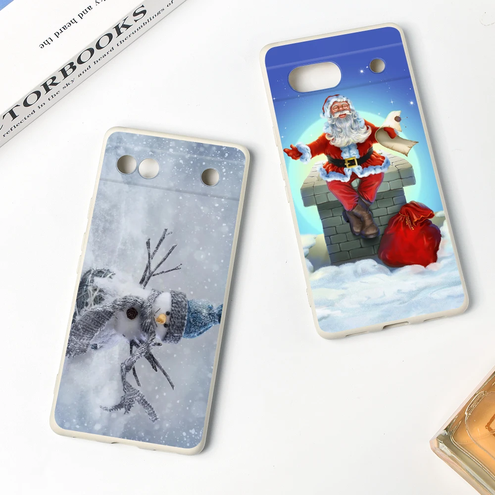 Luxury Christmas Phone Case for Google Pixel 8 8 Pro 7a 7Pro 7 6a 6 6Pro Silicone Soft Protection Back Cover Santa Claus Carcasa
Luxury Christmas Phone Case for Google Pixel 8 8 Pro 7a 7Pro 7 6a 6 6Pro Silicone Soft Protection Back Cover Santa Claus Carcasa