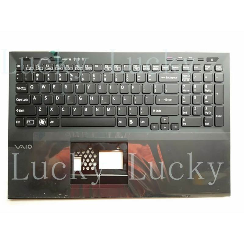 Новая клавиатура (US) с подставкой для рук для Sony VAIO VPC-SE VPCSE VPCSE13FX VPCSE2HFX
Новая клавиатура (US) с подставкой для рук для Sony VAIO VPC-SE VPCSE VPCSE13FX VPCSE2HFX