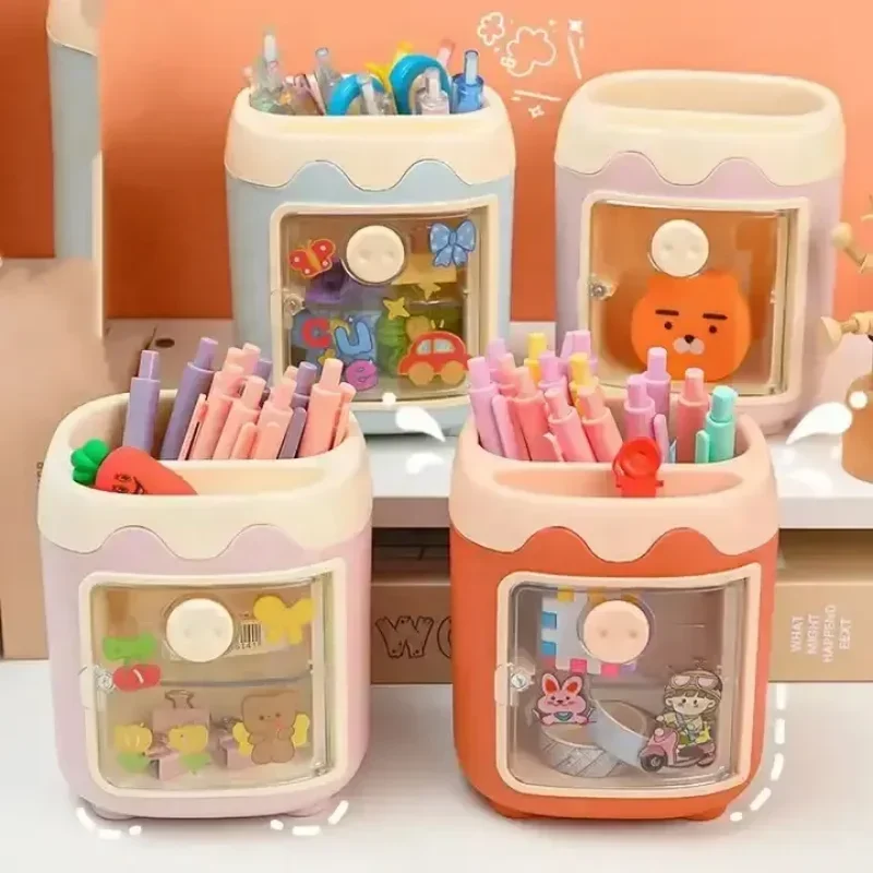 Креативное многофункциональное настольное хранилище Cute Kawaii для офиса, учебных канцелярских принадлежностей и макияжа, органайзер с мультяшным держателем для ручек
Креативное многофункциональное настольное хранилище Cute Kawaii для офиса, учебных канцелярских принадлежностей и макияжа, органайзер с мультяшным держателем для ручек