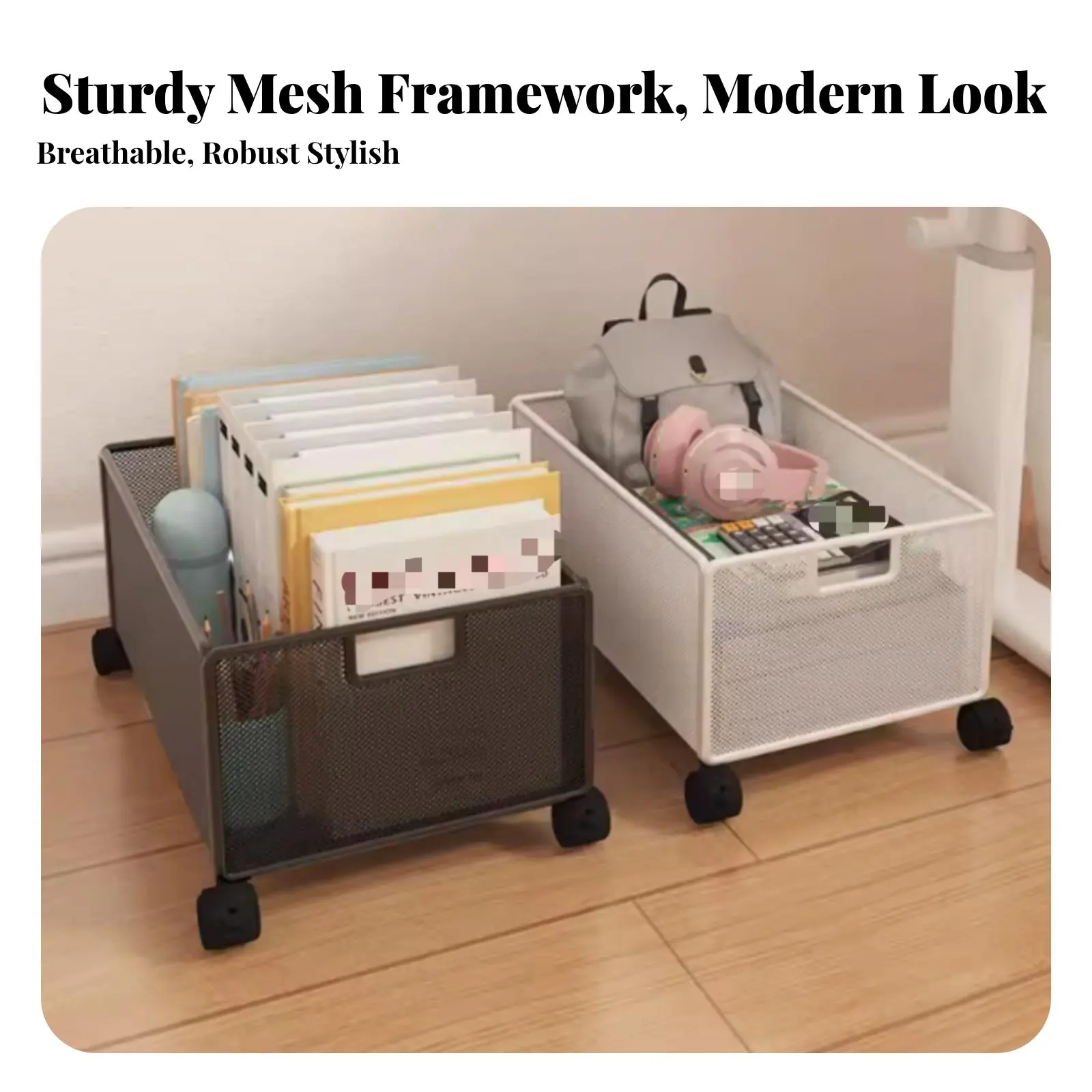 Wheeled Book Container with Casters Multi-Tier Utility Trolley Space-Saving Stackable Design for Children, Office Workers
Wheeled Book Container with Casters Multi-Tier Utility Trolley Space-Saving Stackable Design for Children, Office Workers