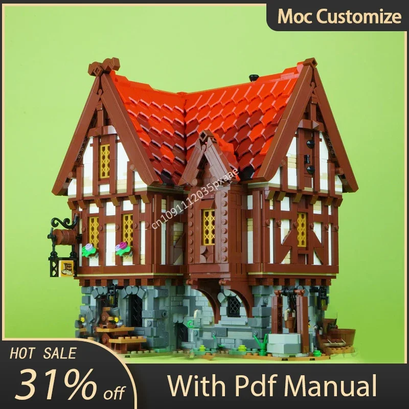 2951pcs Moc Medieval Tavern Modularity Castle Street View Building Blocks Creative Assembly Bricks Toys Kids Education Gifts 
2951pcs Moc Medieval Tavern Modularity Castle Street View Building Blocks Creative Assembly Bricks Toys Kids Education Gifts