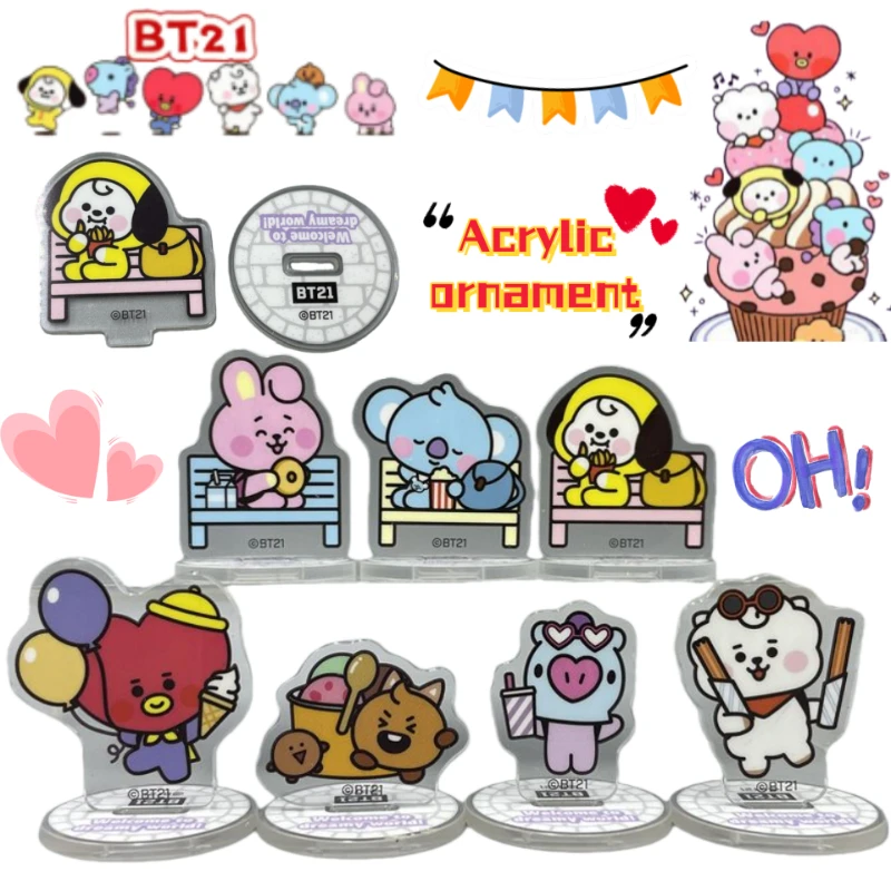 BT21 Tata Chimmy Mang Shooky Personality Creative Acrylic signboard Cartoon Car Desktop Exquisite Small Ornaments Gift Wholesale
BT21 Tata Chimmy Mang Shooky Personality Creative Acrylic signboard Cartoon Car Desktop Exquisite Small Ornaments Gift Wholesale