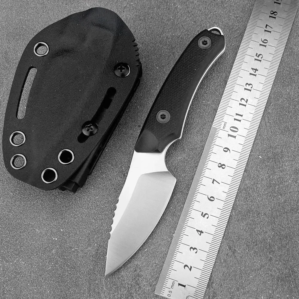 Открытый нож с фиксированным лезвием и ножнами 5Cr13Mov, стальное лезвие, нейлоновая ручка, уличный EDC, походный нож, походный нож
Открытый нож с фиксированным лезвием и ножнами 5Cr13Mov, стальное лезвие, нейлоновая ручка, уличный EDC, походный нож, походный нож