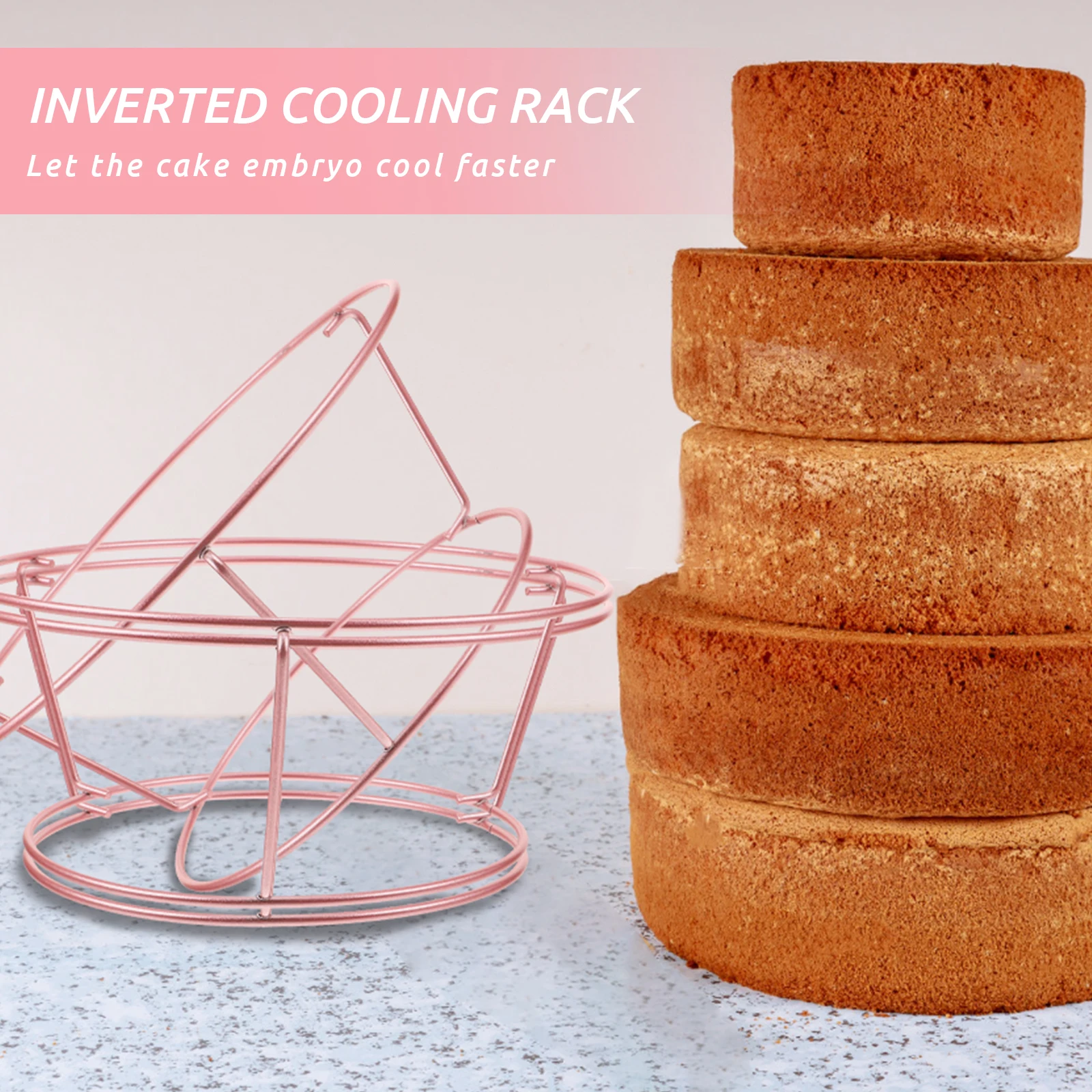 3pcs Cake Cooling Rack Rose Gold Non-stick Bread Stand Baking Tool Kitchen Cooling Racks Household Bakery Holder
3pcs Cake Cooling Rack Rose Gold Non-stick Bread Stand Baking Tool Kitchen Cooling Racks Household Bakery Holder