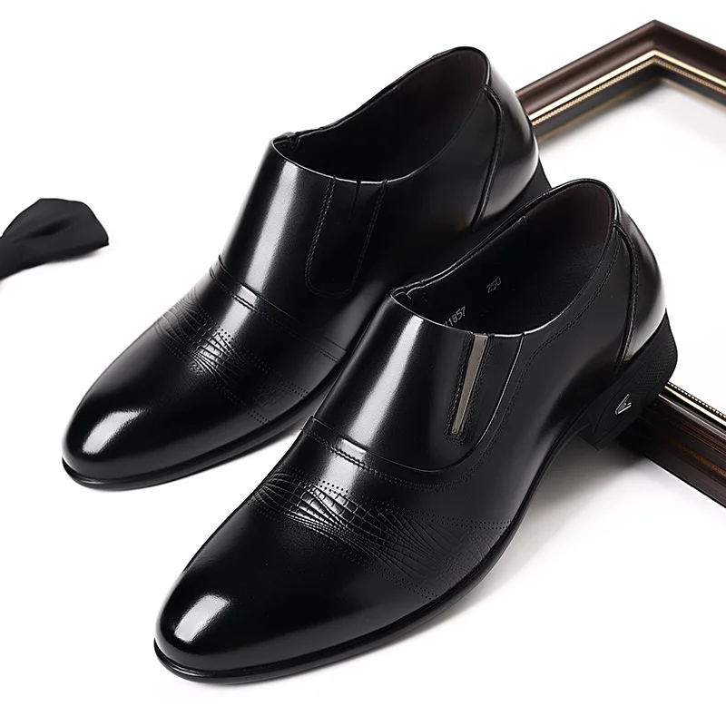 Cowhide Autumn Men Business Dress Leather Shoes Breathable Leather Shoes
Cowhide Autumn Men Business Dress Leather Shoes Breathable Leather Shoes