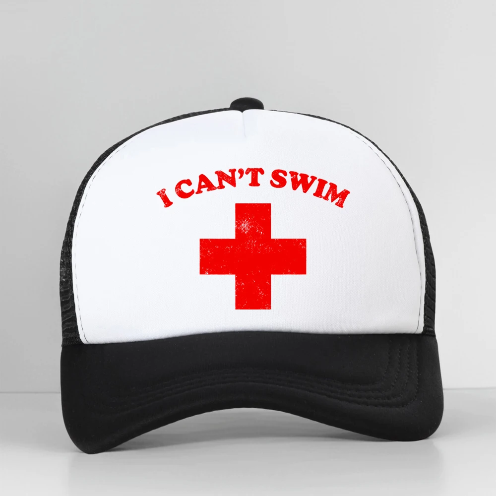 Funny I Can't Swim Lifeguard Graphic Baseball Cap Unisex Fashion Casual Breathable Sun Hat Outdoor Mesh Trucker Hat
Funny I Can't Swim Lifeguard Graphic Baseball Cap Unisex Fashion Casual Breathable Sun Hat Outdoor Mesh Trucker Hat