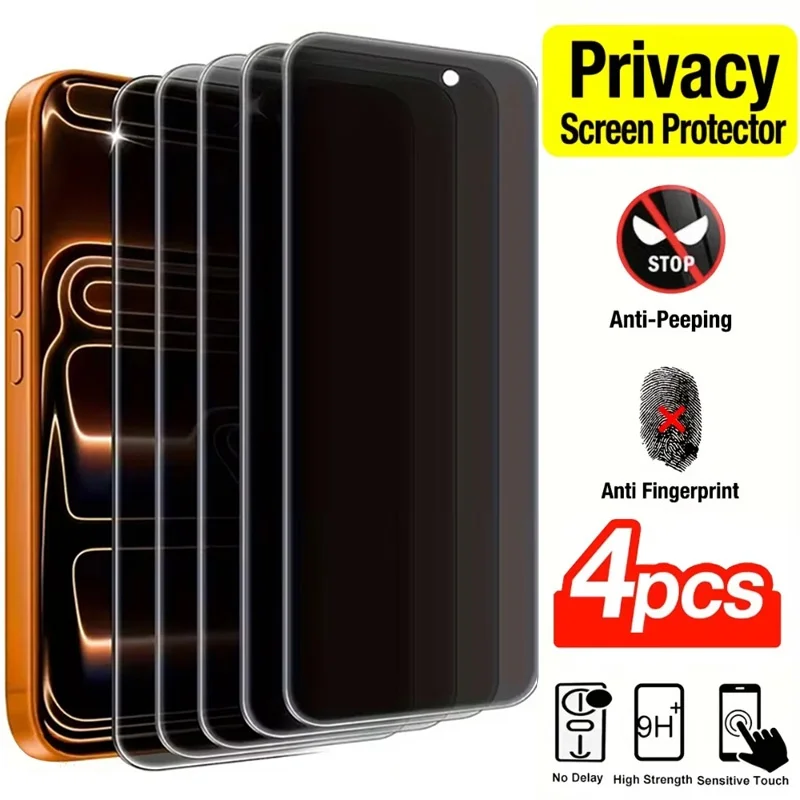 Full Cover Privacy Tempered Glass Screen Protector For iPhone 16 15 17 Pro 14 11 12 13 Pro Max Mini Air 16e 7 8 Plus SE XS X XR
Full Cover Privacy Tempered Glass Screen Protector For iPhone 16 15 17 Pro 14 11 12 13 Pro Max Mini Air 16e 7 8 Plus SE XS X XR