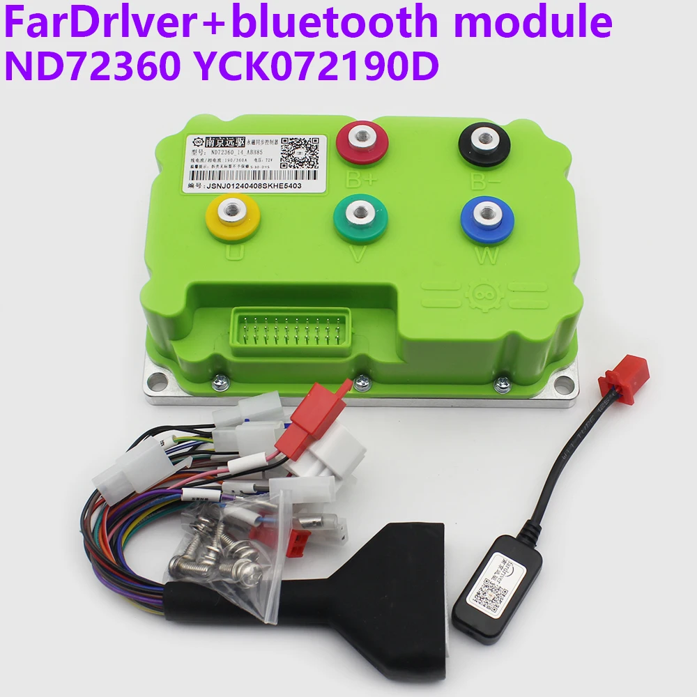 NanjingFardriver ND72360 YCK072190D 190A DC sine wave electric scooter scooter Bluetooth debugging programming motor controller
NanjingFardriver ND72360 YCK072190D 190A DC sine wave electric scooter scooter Bluetooth debugging programming motor controller
