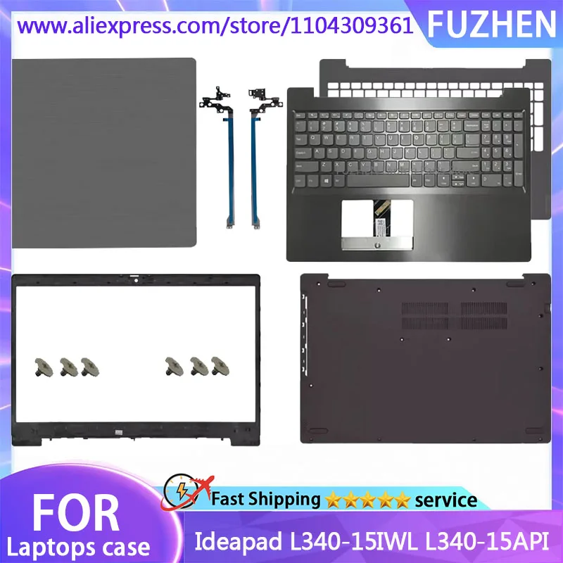 NEW Cover For Ideapad L340-15IWL L340-15API LCD Back Cover Front Bezel Hinges Palmrest Bottom Case dark grey
NEW Cover For Ideapad L340-15IWL L340-15API LCD Back Cover Front Bezel Hinges Palmrest Bottom Case dark grey