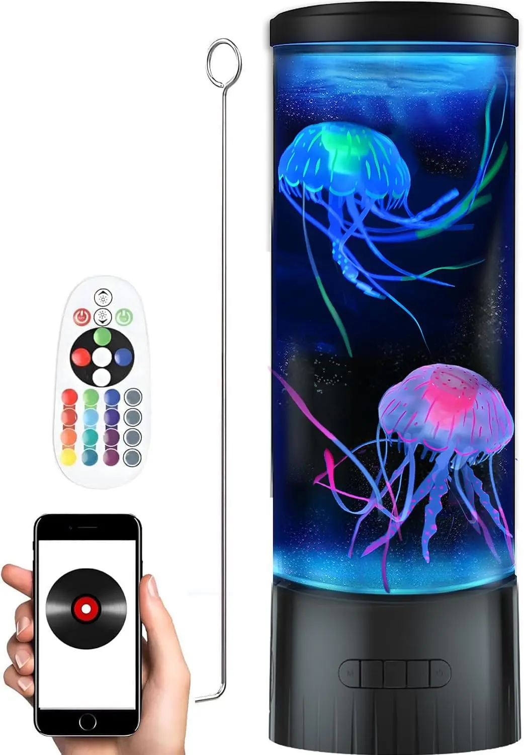 Лампа в виде медузы с белым шумом и Bluetooth-динамиком — светильник для аквариума Ocean Decor для снятия стресса, подарки для всех возрастов
Лампа в виде медузы с белым шумом и Bluetooth-динамиком — светильник для аквариума Ocean Decor для снятия стресса, подарки для всех возрастов