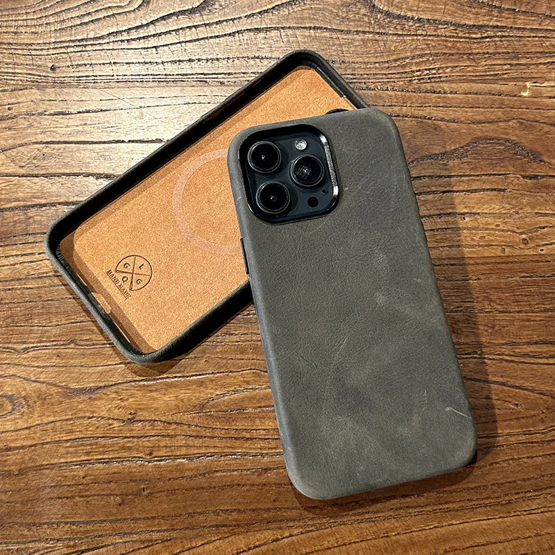 Full leather crazy horse cowhide for iPhone15 14 13 pro max mobile phone case magnetic suction to do old personality Instagram.
Full leather crazy horse cowhide for iPhone15 14 13 pro max mobile phone case magnetic suction to do old personality Instagram.