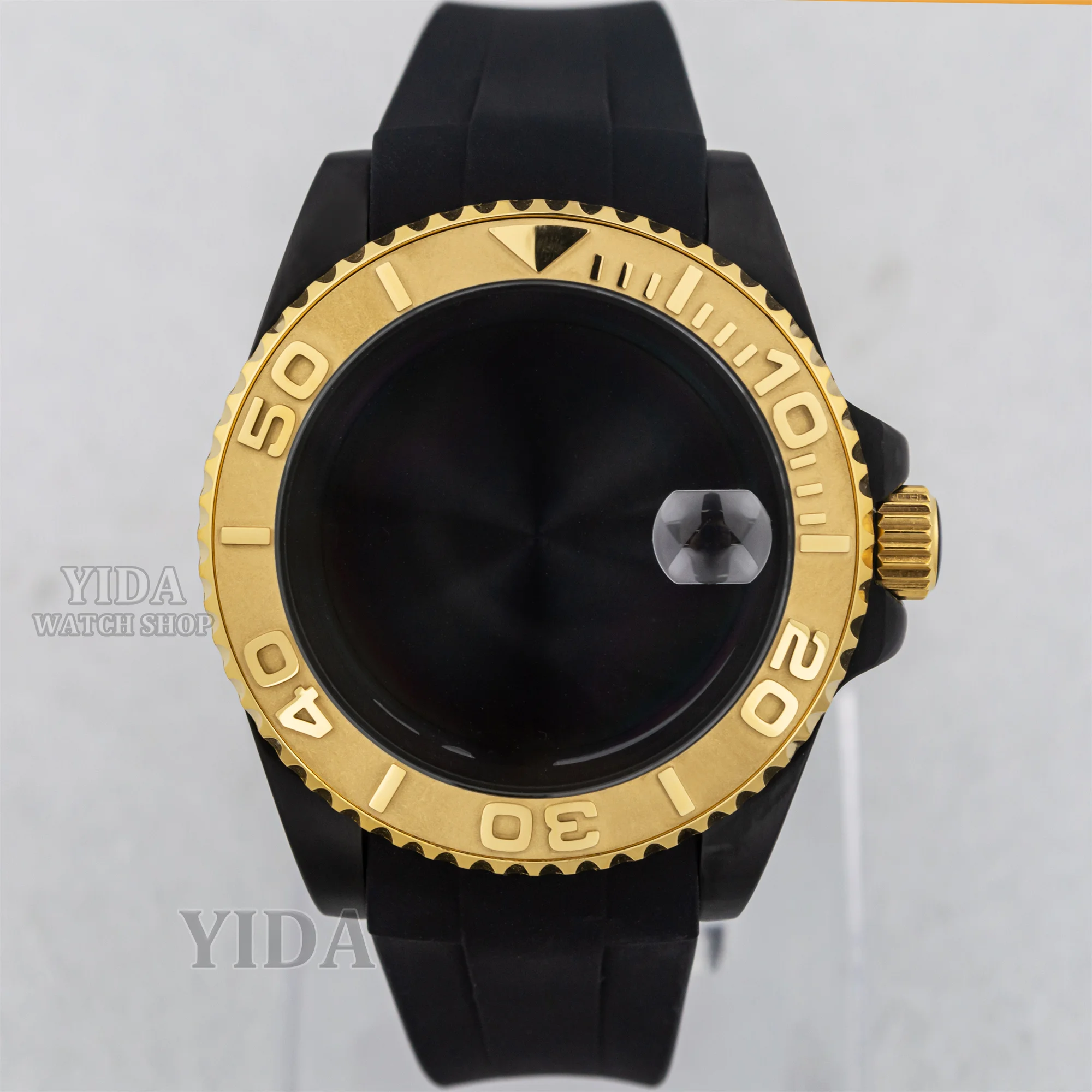 NH35 Case 40mm PVD Gold Watchcase Rubber Strap Sapphire Glass 10ATM Waterproof for SUB GMT NH36 Movement Yacht-Master Mod Cases
NH35 Case 40mm PVD Gold Watchcase Rubber Strap Sapphire Glass 10ATM Waterproof for SUB GMT NH36 Movement Yacht-Master Mod Cases