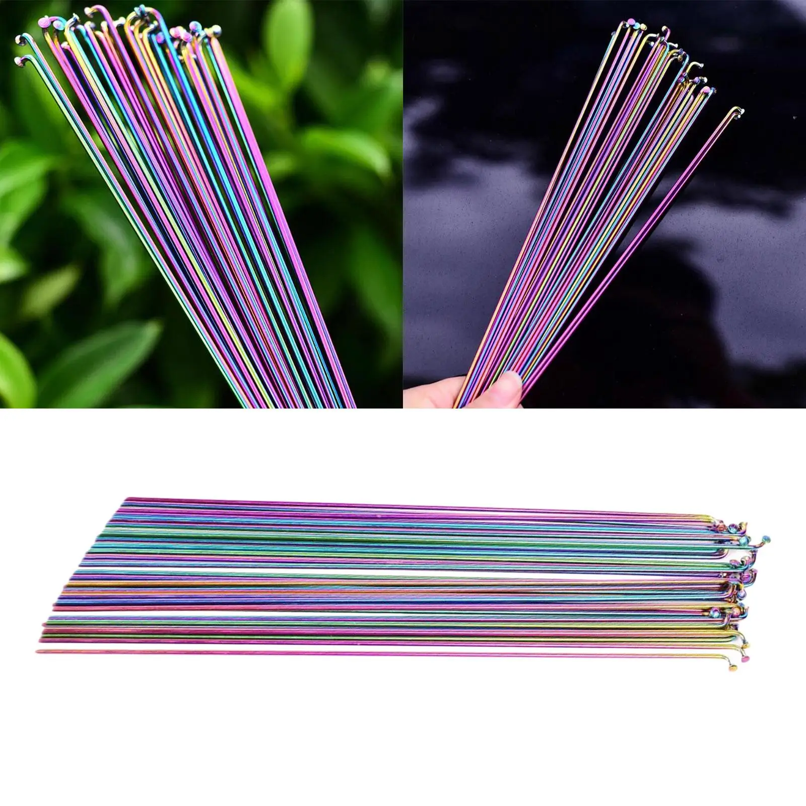 36Pack Durable Bike Spokes Set Strong Wheels Spoke 268mm/273mm/280mm Bicycle
36Pack Durable Bike Spokes Set Strong Wheels Spoke 268mm/273mm/280mm Bicycle