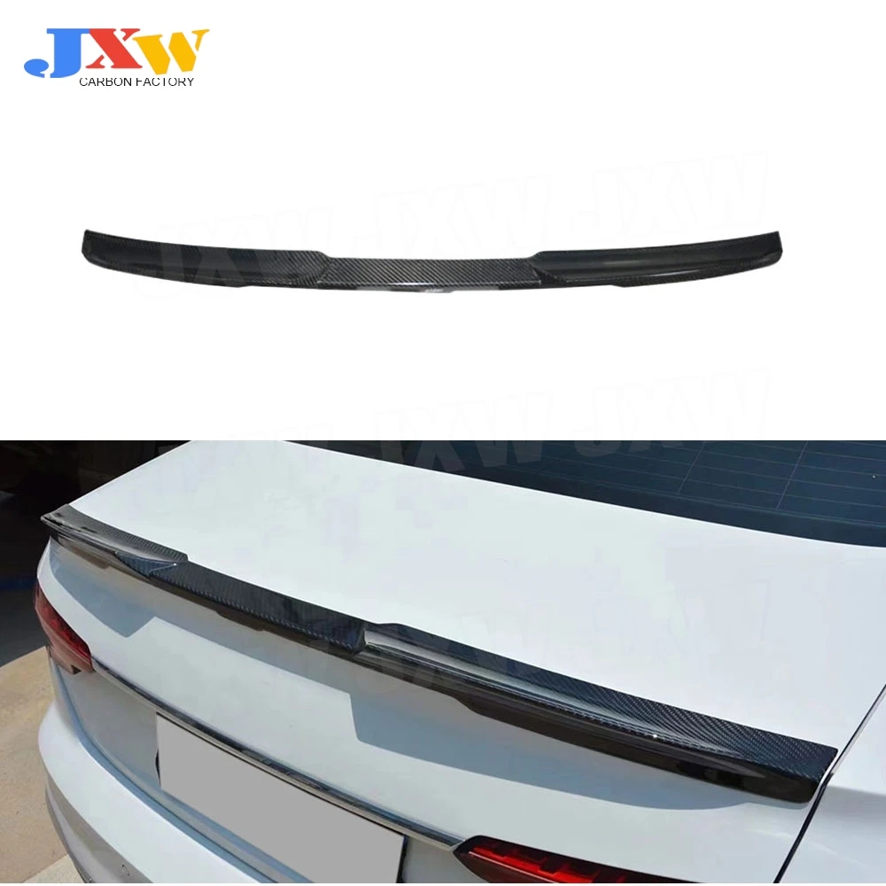 Dry Carbon Fiber Rear Lip Spoiler Wings for Audi A4 S4 2017-2024 Car styling FRP Rear Boot Spoiler Car Accessories Body Kits
Dry Carbon Fiber Rear Lip Spoiler Wings for Audi A4 S4 2017-2024 Car styling FRP Rear Boot Spoiler Car Accessories Body Kits